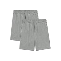 Fruit of the Loom Men's Eversoft Cotton Shorts with Pockets (S-4XL)