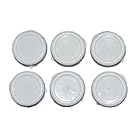 Replacement Caps for The Dairy Shoppe Milk Bottles 6 pack for 48 MM Milk Bottle