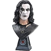 DIAMOND SELECT TOYS The Crow: Eric Draven Legends in 3-Dimensions 1:2 Scale Bust, Multicolor, 10 inches