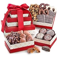 A Gift Inside Chocolate, Caramel and Crunch 3 Box Gift Tower