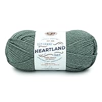 Lion Brand Yarn Heartland Yarn for Crocheting, Knitting, and Weaving, Multicolor Yarn, 1-Pack, Petrified Forest