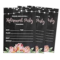 Pack Of 30, Join Us Invitations With Envelopes, Retirement Party Celebration Invite Cards Fill-In Style Party Supplies 5 X 7 Inches