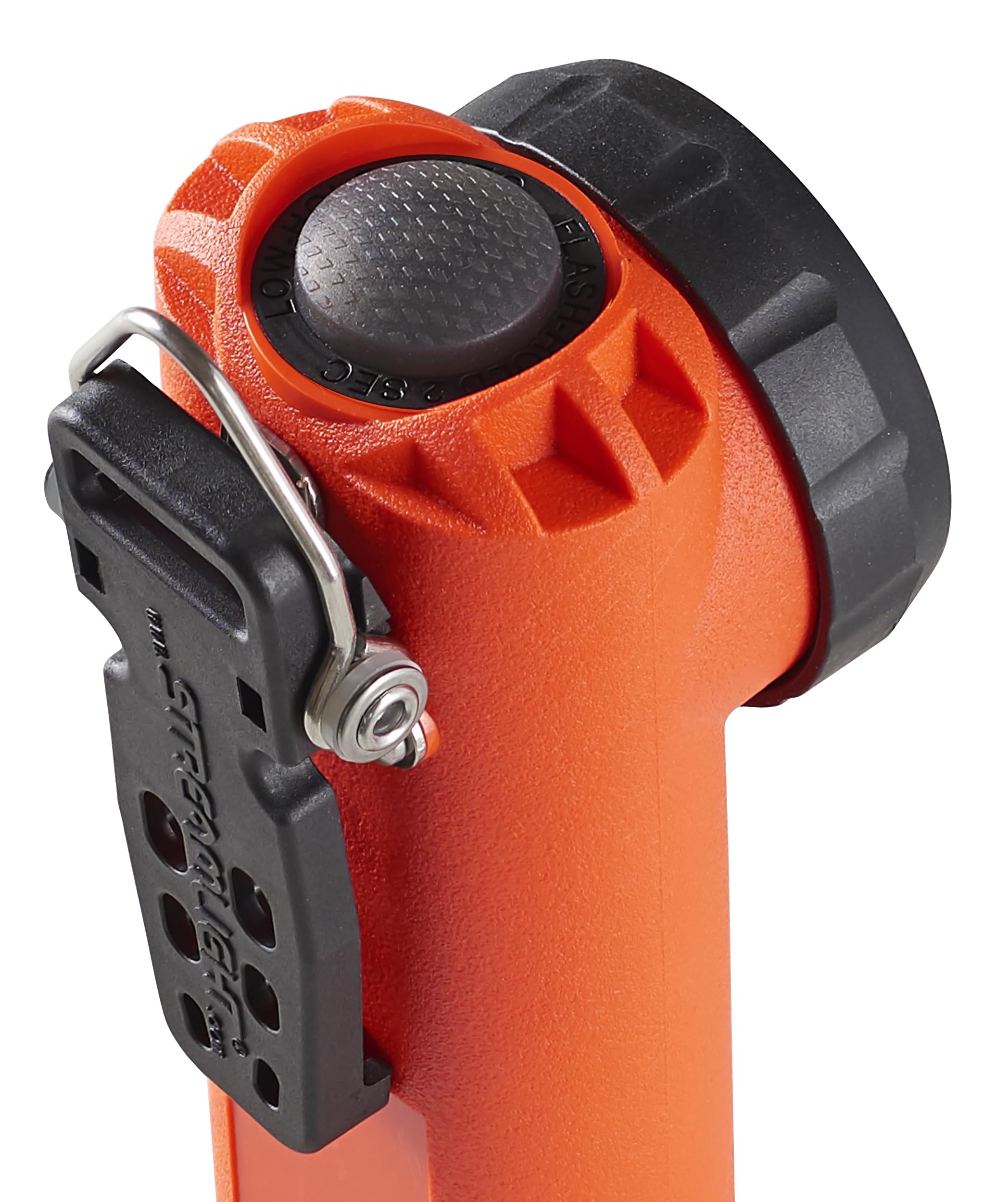 Streamlight 90950 Survivor X 250-Lumens C1D1 Safety-Rated Right-Angle Flashlight, Includes Alkaline Batteries and Holder, Orange