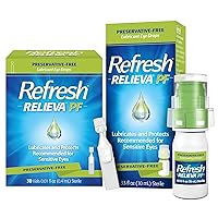 Relieva Preservative-Free Lubricant Eye Drops (0.33 Fl Oz) Relieva Preservative-Free Eye Drops (0.01 Fl Oz, 30 Count)