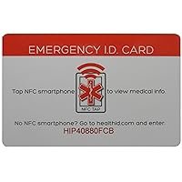 Health ID Emergency Medical ID Card with Smartphone Access