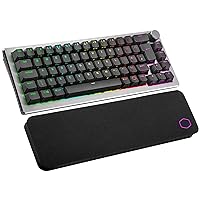 Cooler Master CK721 Mechanical Gaming Keyboard - Compact 65% Layout, TTC Mechanical Switches, Per-Key RGB Backlighting, Hybrid Wireless Technology, Precision Dial - Space Grey, UK Layout