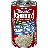 Campbell's Chunky Soup, New England Clam Chowder, 18.8 Oz Can