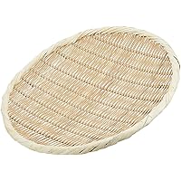 TIKUSAN Bamboo Round Zaru Basket Colander for Soba, Udon and Noodles (10.6