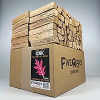 for Wood Fire Pizza Oven, Mini Oak Firewood. Medium Box 5 Inch Oak Wood (1,000 Cubic Inches) ~5