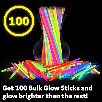 Glow Sticks Bulk Party Favors 100pk - 8