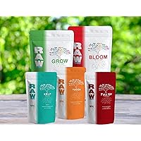 RAW All in One Grow and Bloom Bundle w/Bio-Stimulants for Rooting