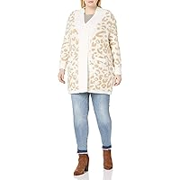 Jessica Simpson Women's Lana Oversized Jacquard Cardigan Sweater