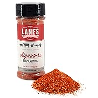 Lane's BBQ Signature Rub Seasoning | All Natural | Gluten Free | No MSG | No Preservatives 4.6 oz