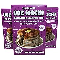 Trader Joe's Ube Mochi Pancake & Waffle Mix (Pack of 3)