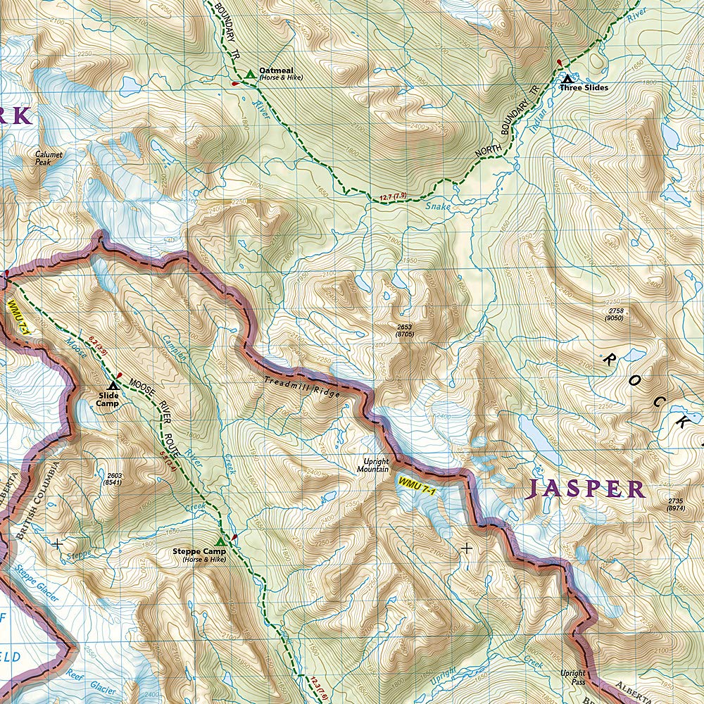 Jasper North Map [Jasper National Park] (National Geographic Trails Illustrated Map, 903)