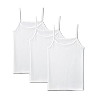 Fruit of the Loom Girls' Big 3 Pack White Cami