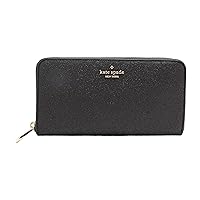 Kate Spade New York Shimmy Glitter Boxed Large Continental Wallet Black