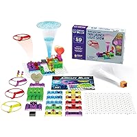 E-Blox Building Blocks STEM Circuit Kit, 59 Projects, Build Your Own Fan Launch Light Show, Science Projects, Birthday Gift, Boys, Girls, 8+