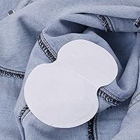 WHITE Underarm Sweat Pads [100pcs/50pairs] Keep Your Armpits Fresh, Guard your Shirt Stop Sweat Spots or Stains Fight Excessive Sweating Disposable Cotton Pads.