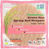 Star Anise Foods Spring Roll Wrapper Brown Rice Vietnamese, 8 Ounce