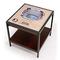 YouTheFan NCAA 25-Layer StadiumView Lighted End Table