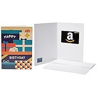 Amazon.com Gift Card in a Birthday Greeting Card (Various Designs)