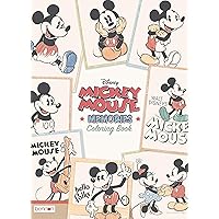 Mickey Mouse Bendon 43775 Disney Vintage Advanced Coloring Book