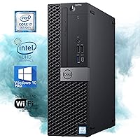 Dell OptiPlex 7070 SFF Desktop Computer – 9th Gen Intel Core i7-9700 Upto 4.7 GHz 4K Monitor Support DisplayPort, HDMI, DVD - 16GB RAM 256GB NVMe SSD, AC Wi-Fi, Bluetooth - Windows 10 Pro (Renewed)