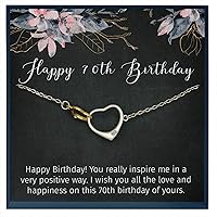 70th Birthday Gifts for Women Gift Ideas Gift for 70 Year Old Woman, Seventy Birthday Gift for Sister, 70th Gift for Mom