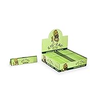 ZIG-ZAG Rolling Papers - Organic Vegan Hemp Rolling Papers - King Size Slim 110mm - Slow and Even Burn - Choose Your Size: 6 or 24 Packs - Unbleached, Additive-Free Papers (24 Pack Carton)