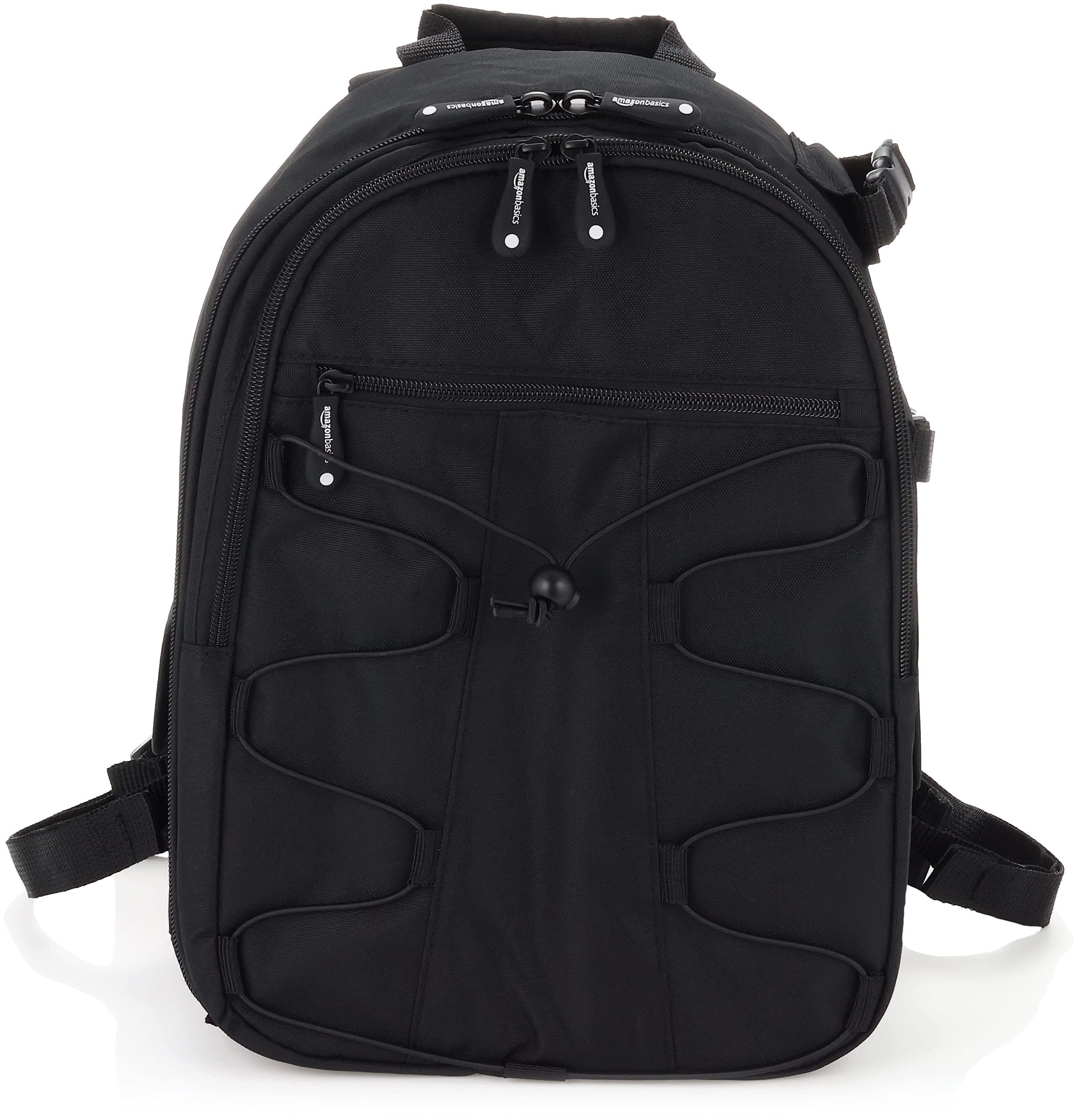 Amazon Basics Backpack for SLR Cameras and Accessories-Black