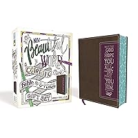 NIV, Beautiful Word Coloring Bible and 8-Pencil Gift Set, Leathersoft, Brown/Purple: Hundreds of Verses to Color NIV, Beautiful Word Coloring Bible and 8-Pencil Gift Set, Leathersoft, Brown/Purple: Hundreds of Verses to Color Imitation Leather
