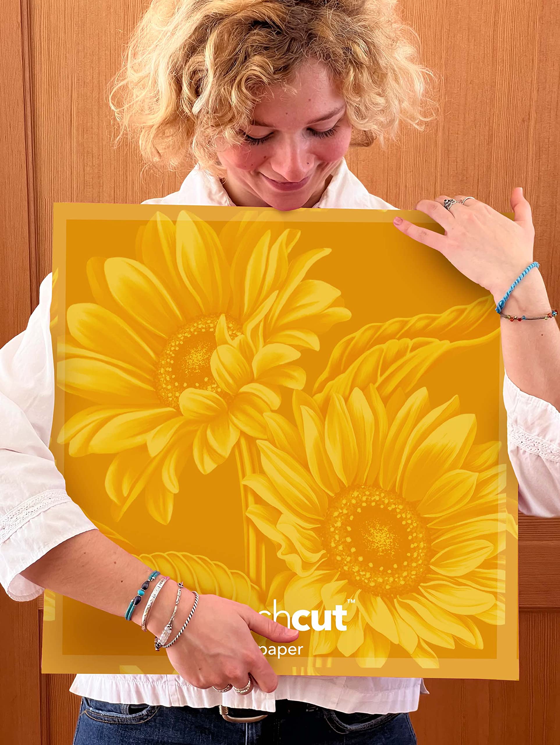 Freshcut Paper Pop Up Cards, Sunflower Grande, 18 inch Life Sized Forever Flower Bouquet 3D Popup Greeting Cards with Note Card and Envelope - Sunflowers