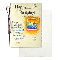 Blue Mountain Arts Birthday Card—For Family, Friend, Coworker, or Any Important Someone in Your Life (Happy Birthday! I hope you feel enormously appreciated today… because you are!)