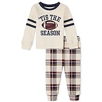 The Children's Place Family Matching Pajamas Sets, Snug Fit 100% Cotton, Adult, Big Kid, Toddler, Baby