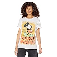 CHASER Mickey Mouse Cotton Jersey Crew Tee