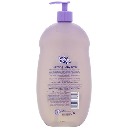 Baby Magic Calming Baby Bath, Lavender and Chamomile, 30 Ounces