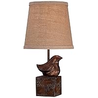 360 Lighting Bird Modern Rustic Farmhouse Accent Table Lamp 15 1/2