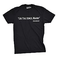 Mens Use The Force Harry Funny Retro Movie Tees Hilarious Vintage T Shirt