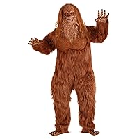 Jack Links Plus Size Sasquatch Costume Bigfoot Mascot Messin With Sasquatch Halloween Costume, Adult Big and Tall Sizes