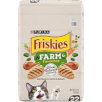 Purina Friskies Dry Cat Food, Farm Favorites With Chicken - 22 lb. Bag