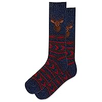 Hot Sox Men's Fun Conversation Starter Boot Crew Socks-1 Pair Pack-Cool Winter Gifts