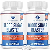 IDEAL PERFORMANCE (2 Pack) Blood Sugar Blaster Pills Supplement Reviews Vitality Nutrition (120 Capsules)
