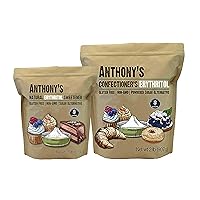 Anthony's Erythritol Granules 2.5 lb & Confectioner's Erythritol 2 lb Bundle