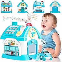 Baby Toys Montessori Birthday Gift: Toys for 1+ Year Old Girls,1st Birthday Gifts Boy Educational Toys for Toddlers 1-3 Music Baby Toys 12-18 Months Learning Toys for One Year Old