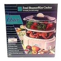 Oster 4711 Designer Large 6 Quart Capacity Food Steamer and Rice Cooker