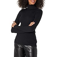 Ramy Brook Women's Pippa Turtleneck Sweater, Black, Extra Small