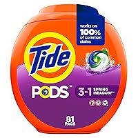 PODS Laundry Detergent Soap Pods, Spring Meadow, 81 count