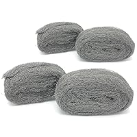 Steel Wool Fill Fabric DIY Kit, Coarse Wire Wool Hardware Cloth, Gap Blocker, Keep Mice Away from Holes/Siding/Pipeline/Vents in Garden, House, 4 Pack × 10FT