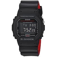 Casio Men's DW-5600HR-1CR G Shock Digital Display Quartz Black Watch